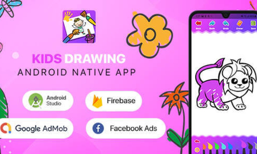 Kids Drawing v2.0 – Android (Kotlin) App Source