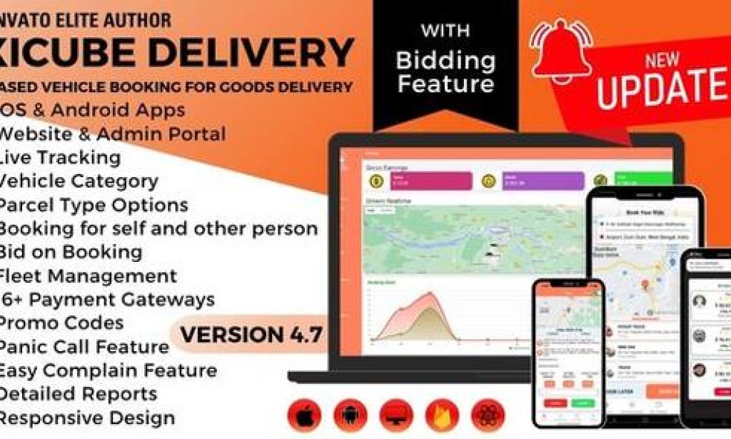 Exicube Delivery App v4.7.1 – Source Code