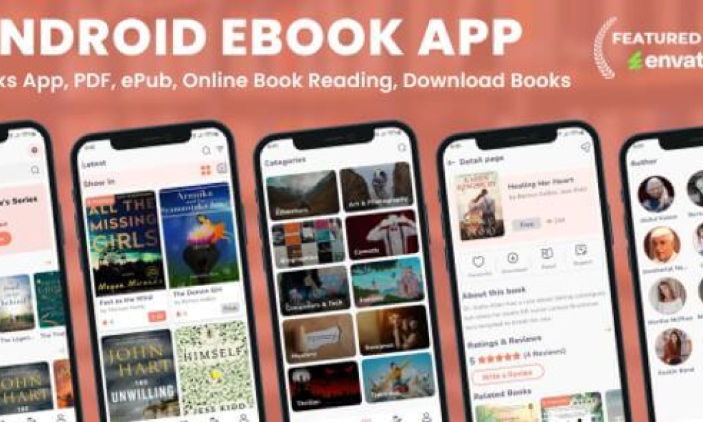 Android EBook App v21.0 Nulled – (Books App, PDF, ePub, Online Book Reading, Download Books) App Source