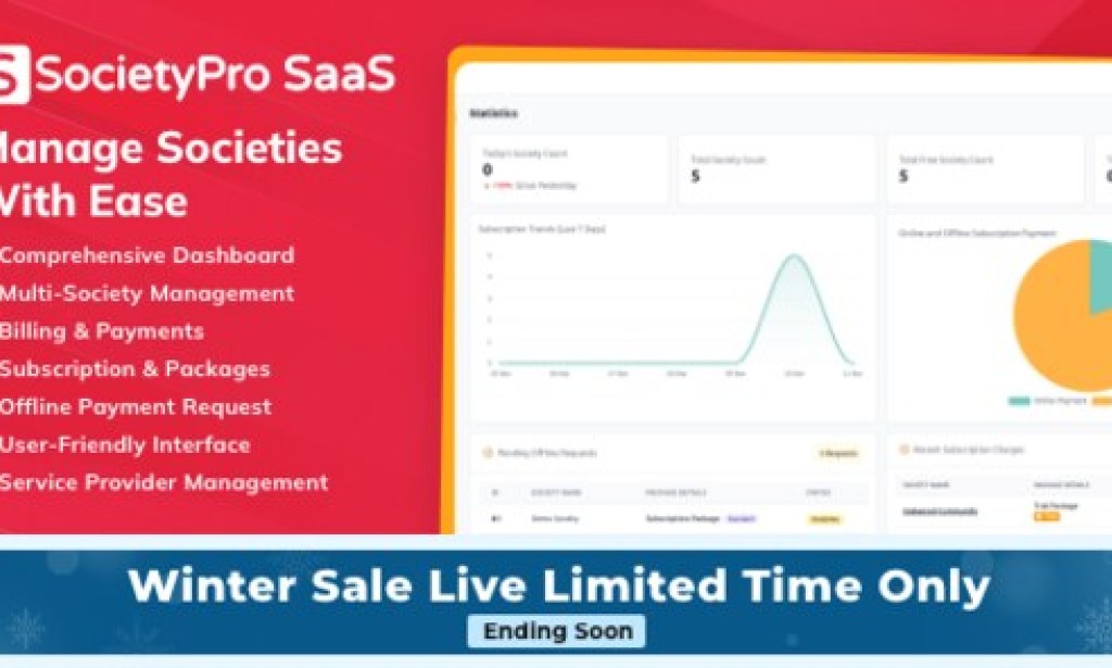SocietyPro SaaS v1.0.21 – Society Management Software