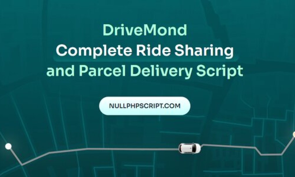 DriveMond v3.1 Nulled – Complete Ride Sharing and Parcel Delivery Solution (Combo Package)