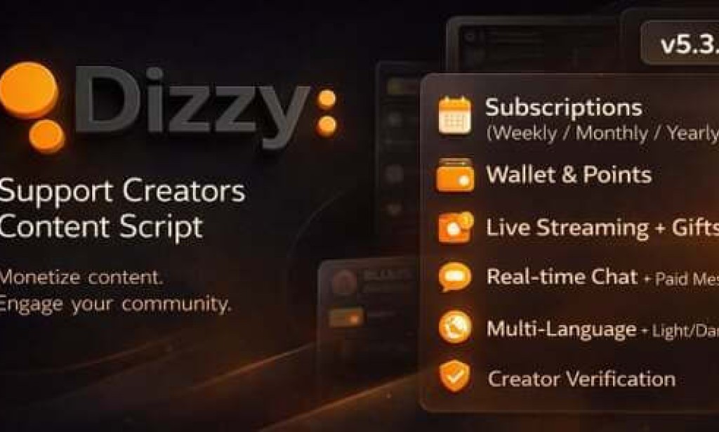dizzy v5.4.2 Nulled – Support Creators Content Script
