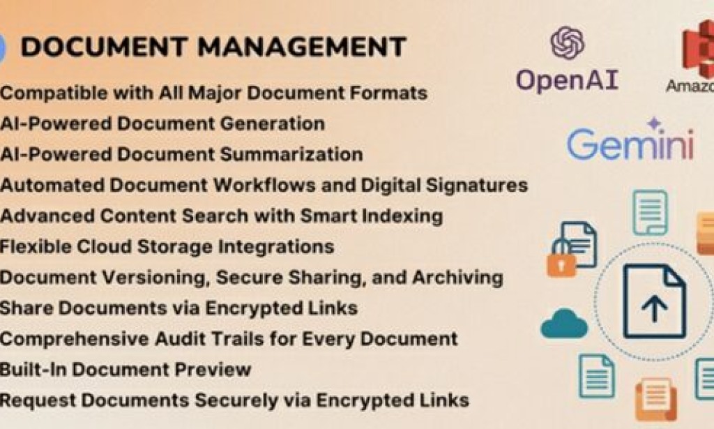 AI-Powered Document Management System v5.3.2 – PHP Script
