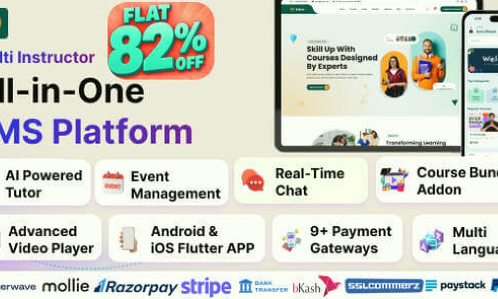 EduEx v1.2.2 – The Ultimate Learning Management System (LMS) with Flutter Mobile App