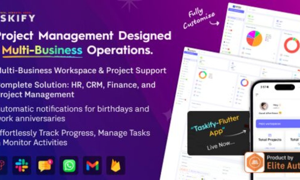 Taskify v2.1.1 – Project Management – Task Management & Productivity Tool Script