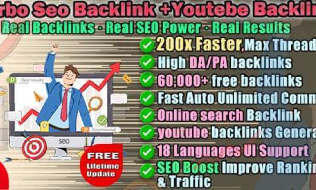 Turbo SEO Backlink + YouTube Backlink Generator v3.2.11