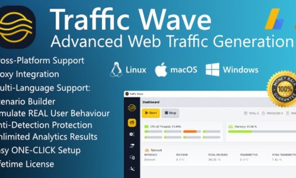 Traffic Wave v2.4.0 – Advanced Cross-Platform Web Traffic Generation Application