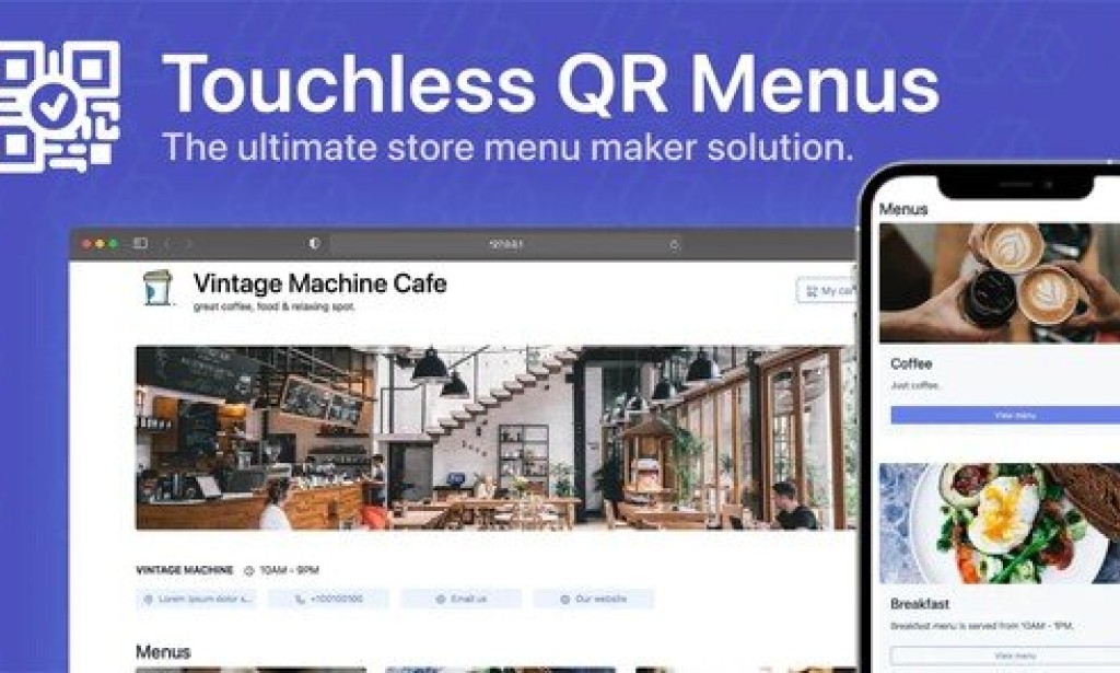 66qrmenu v54.0.0 Nulled – Touchless QR Code Menus PHP Script