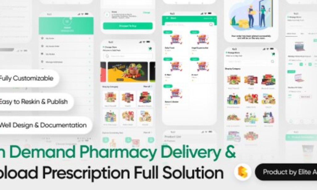 GoGreen v2.6 – Food, Grocery, Pharmacy Multi Store(Vendor) Android App with Interactive Admin Panel