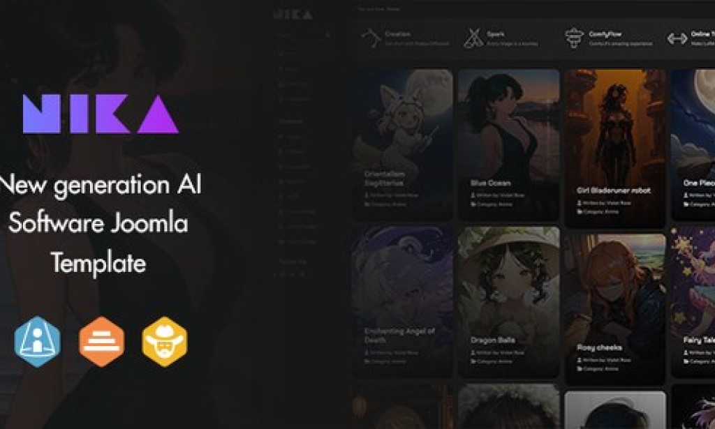 Nika – AI Software Joomla Template