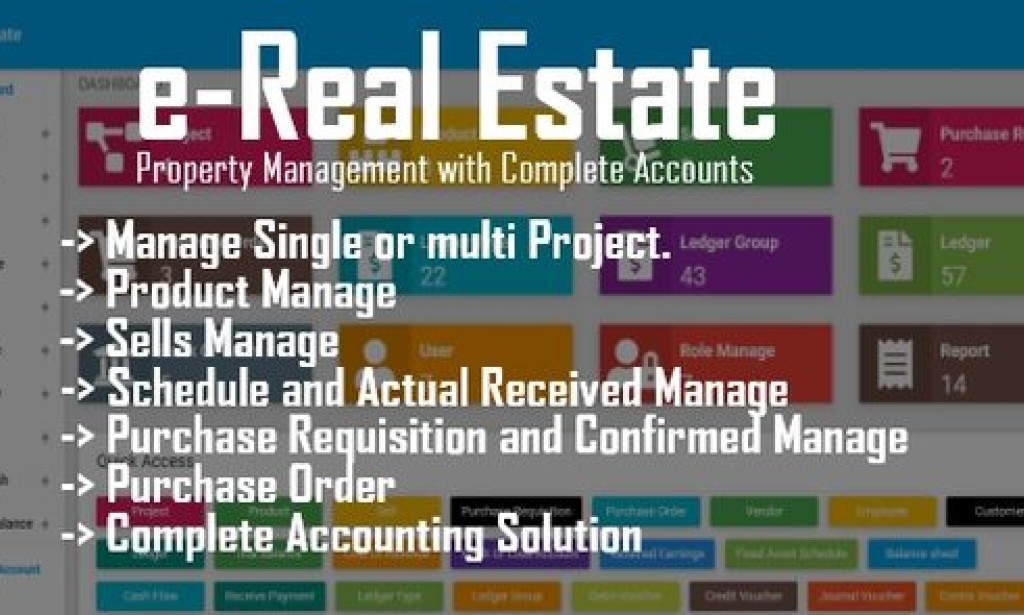 e-Real Estate v1.1 – Property Management with Complete Accounts PHP Script