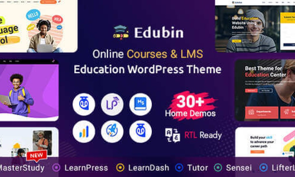 Edubin v9.5.10 – Education WordPress Theme