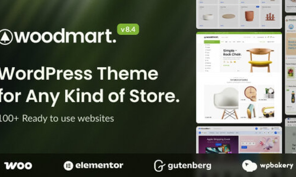 WoodMart v8.4.1 Nulled – Multipurpose WooCommerce Theme