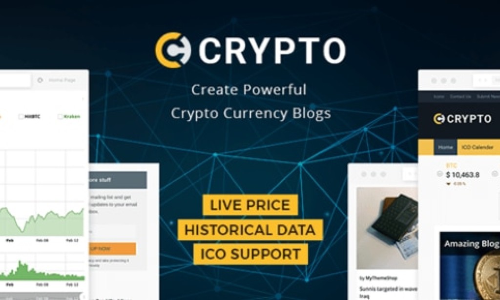 Crypto v1.1.5 MyThemeShop – A Bitcoin & Cryptocurrency WordPress Theme Free Download